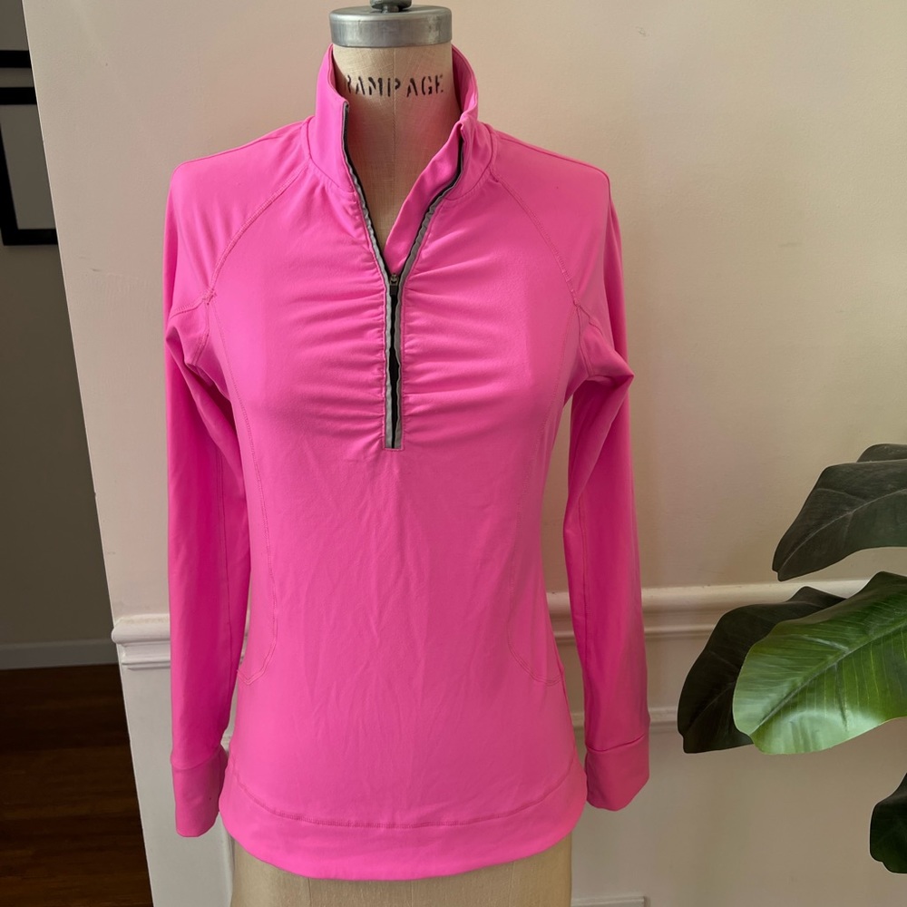 Victoria Secret 1/4 zip Athletic long sleeve  sz S